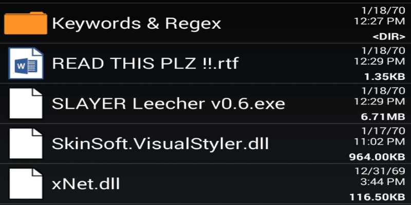 Slayer Leecher Exe File