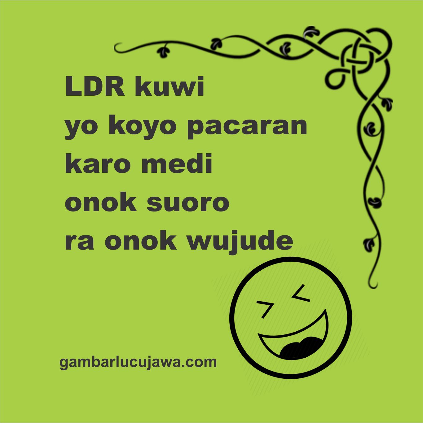 Kata Kata Ldr Lucu Bahasa Jawa
