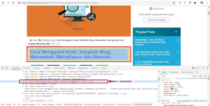 Cara meniru template blog orang lain