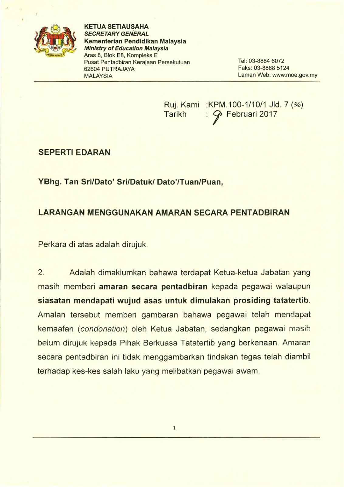 Contoh Ayat Surat Rasmi Untuk Sultan Selangor