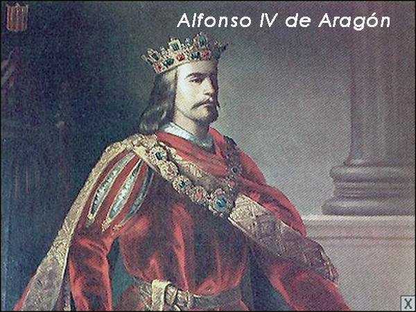 Resultado de imagen para Fotos del rey Alfonso IV de AragÃ³n