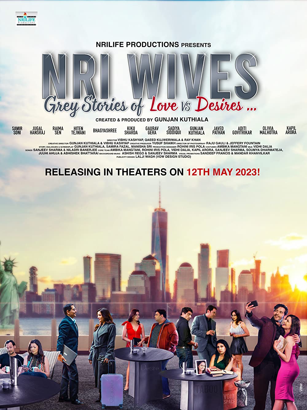 NRI Wives 2023 Hindi Movie 1080p DVDScr HC-ESub 1.6GB Download