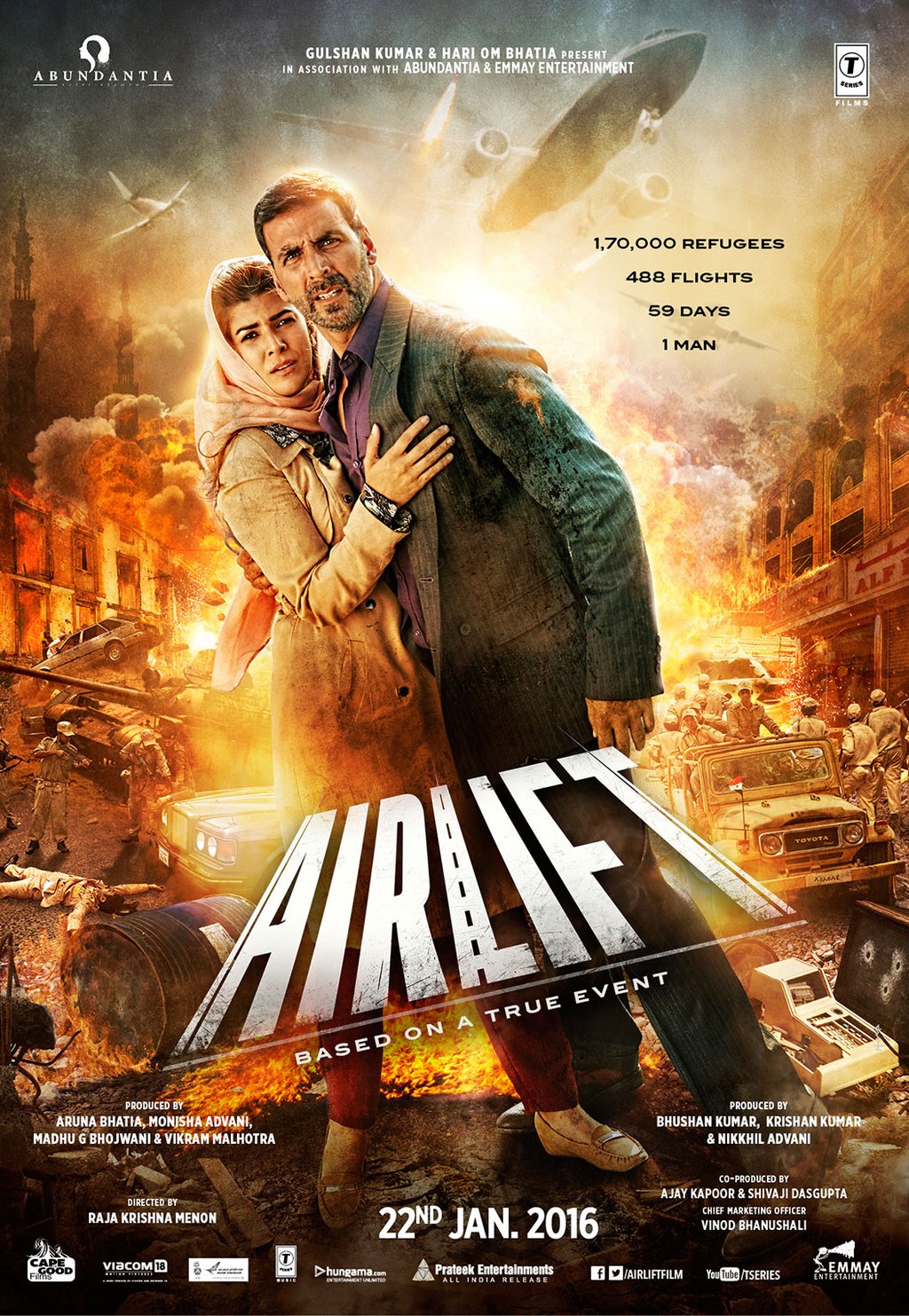 Airlift 2016 Hindi Movie 500MB BluRay 480p Download