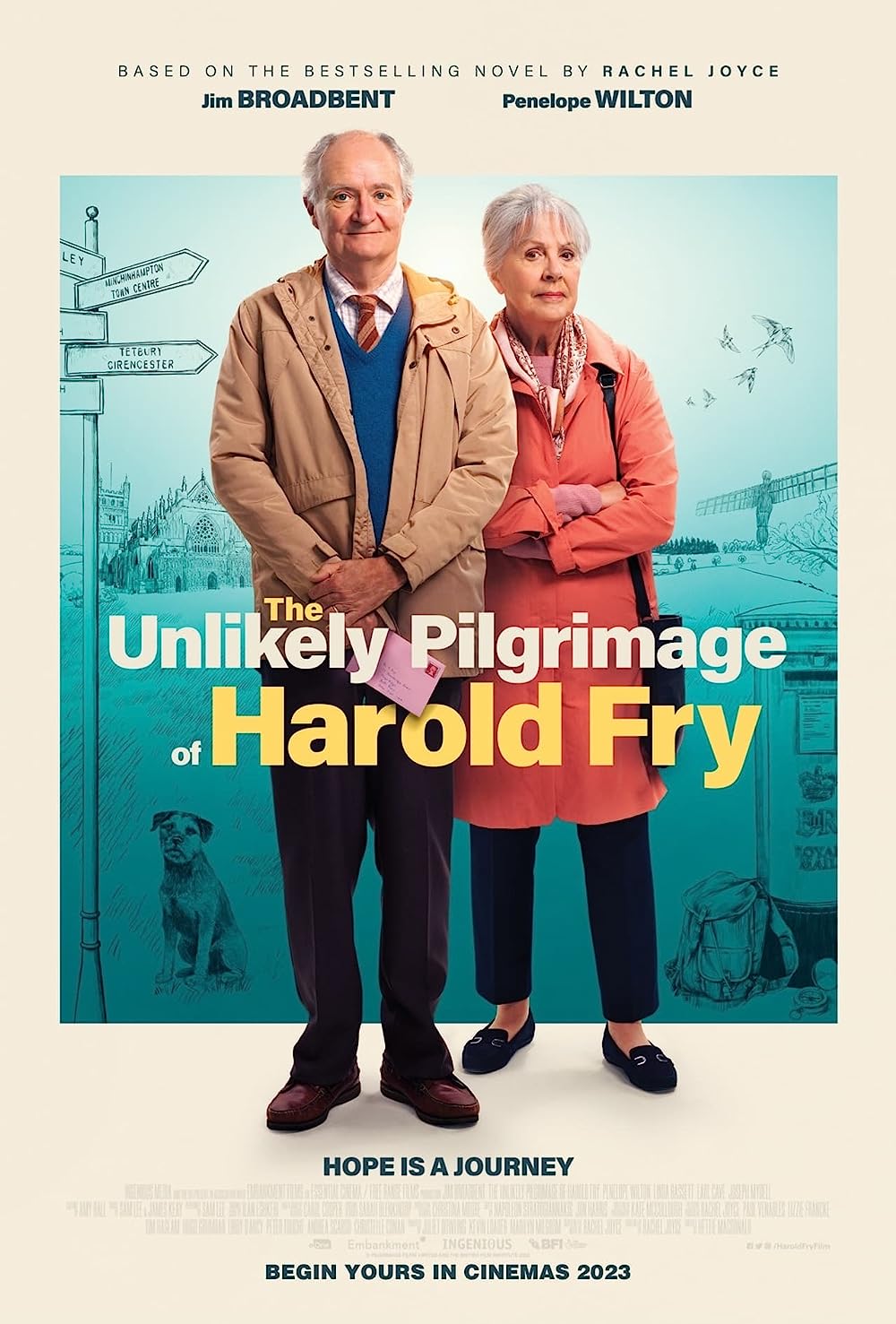 The Unlikely Pilgrimage of Harold Fry 2023 English 720p HDRip ESub 800MB Download