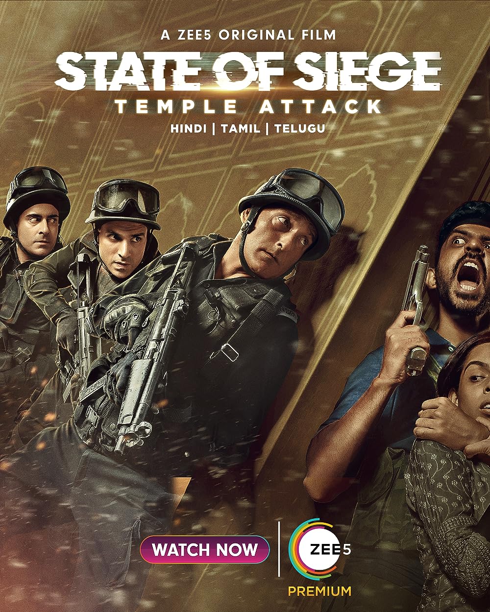 State of Siege Temple Attack 2021 Hindi 1080p ZEE5 HDRip 1.9GB Download