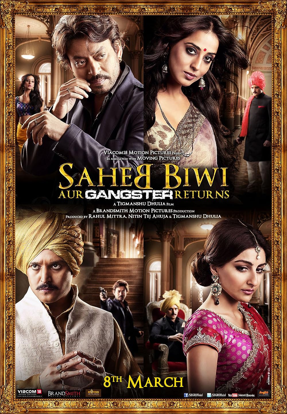 Saheb Biwi Aur Gangster Returns 2013 WEB-DL Hindi Full Movie Download 1080p 720p 480p ESubs