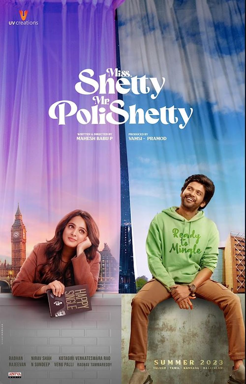 Miss Shetty Mr Polishetty 2023 Hindi (HQ Dub) DVDScr Full Movie Download 1080p 720p 480p