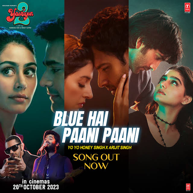 Blue Hai Paani Paani (Yaariyan 2) 2023 Hindi Movie Video Song 1080p HDRip Download