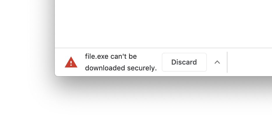 Chrome secure downloads