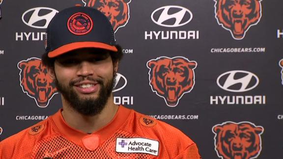 Caleb Williams learning what he can after being named Bears' starter