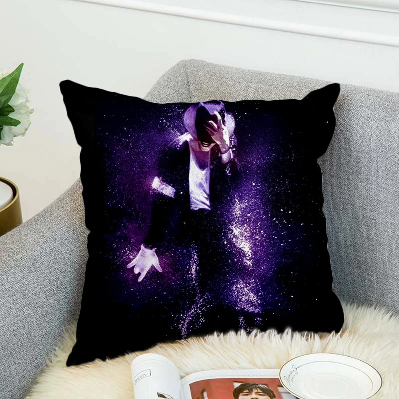 Michael Jackson Pillow Case Polyester Decorative Pillowcases Throw Pillow Cover style-6