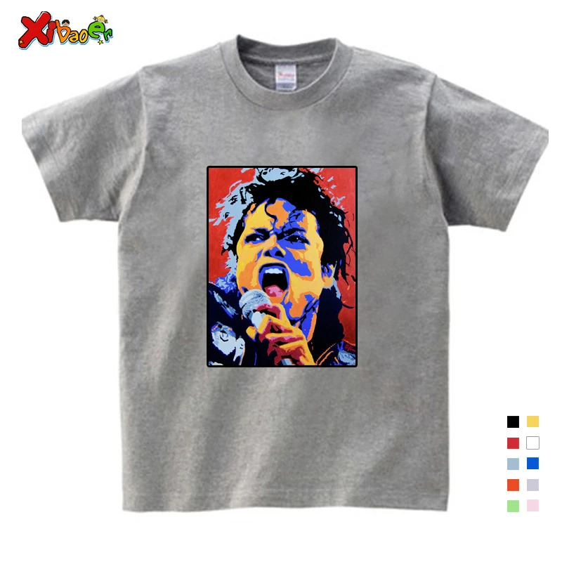 2019 Michael Jackson Bad Design Children's T-shirt Boys Girls Rock N Roll Star Tops T Shirt Kids Kpop Cool Clothes MACOOL2045