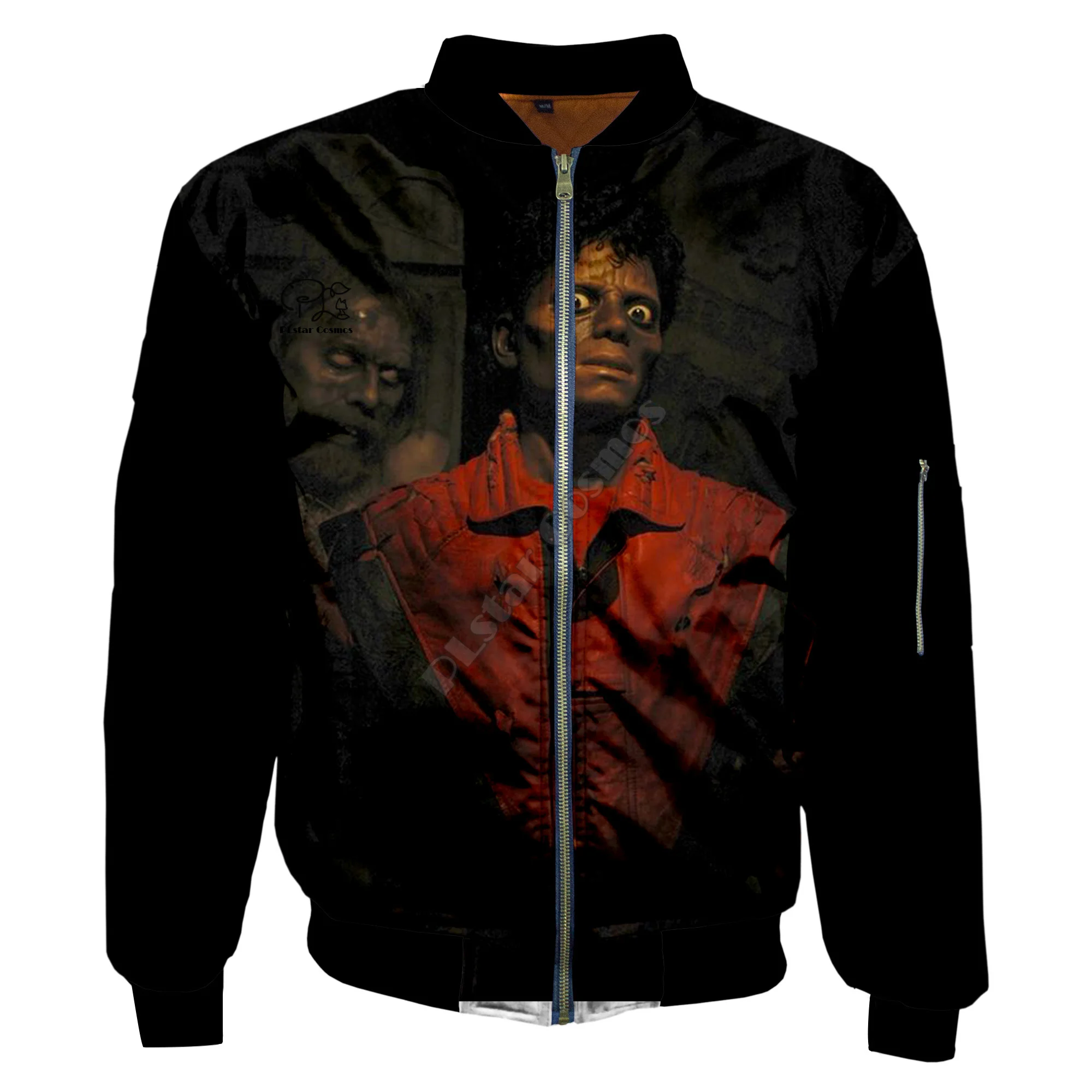 Michael Jackson Zipper/Bomber Jackets Halloween Men’s Clothing Women’s Clothing Color: Jacket Size: S