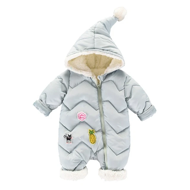 -30 degree New Winter overalls for kids coat Baby Snow Wear Newborn Snowsuit Boy  3
