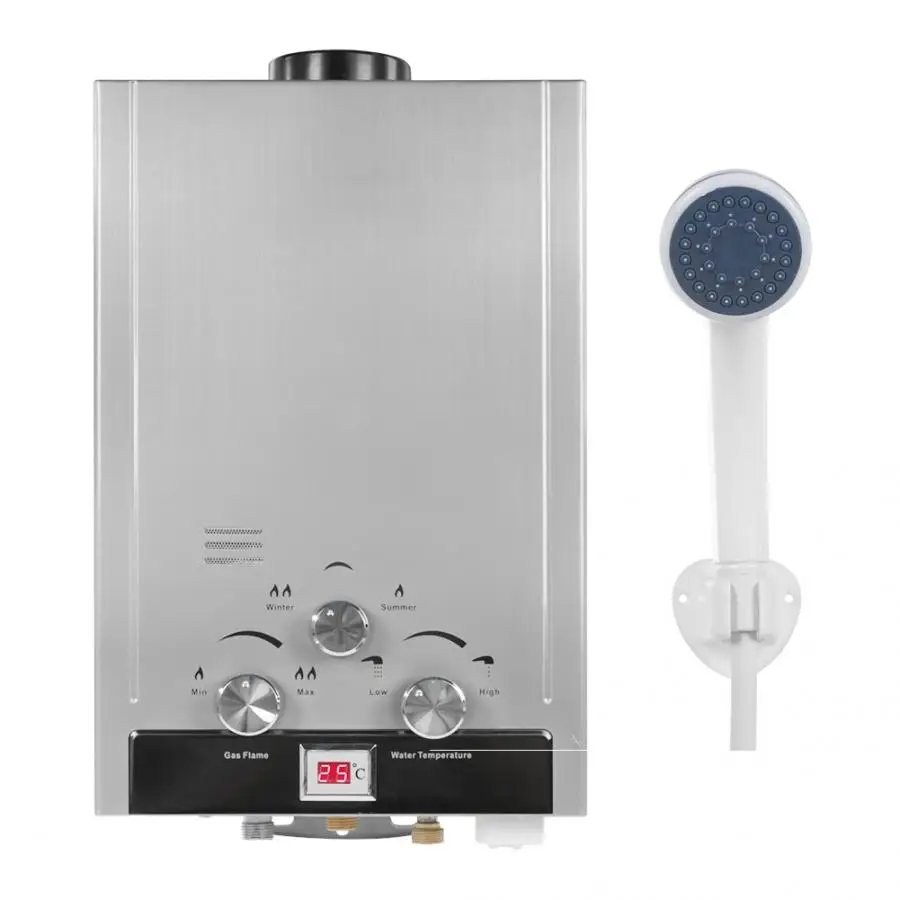 Gas Instant Tankless Hot Water Heater Stainless Steel