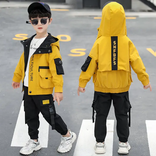 Toddler Boys Clothing Set Tracksuit Children Teens Clothing Set Casual Sports Suits Boys  3
