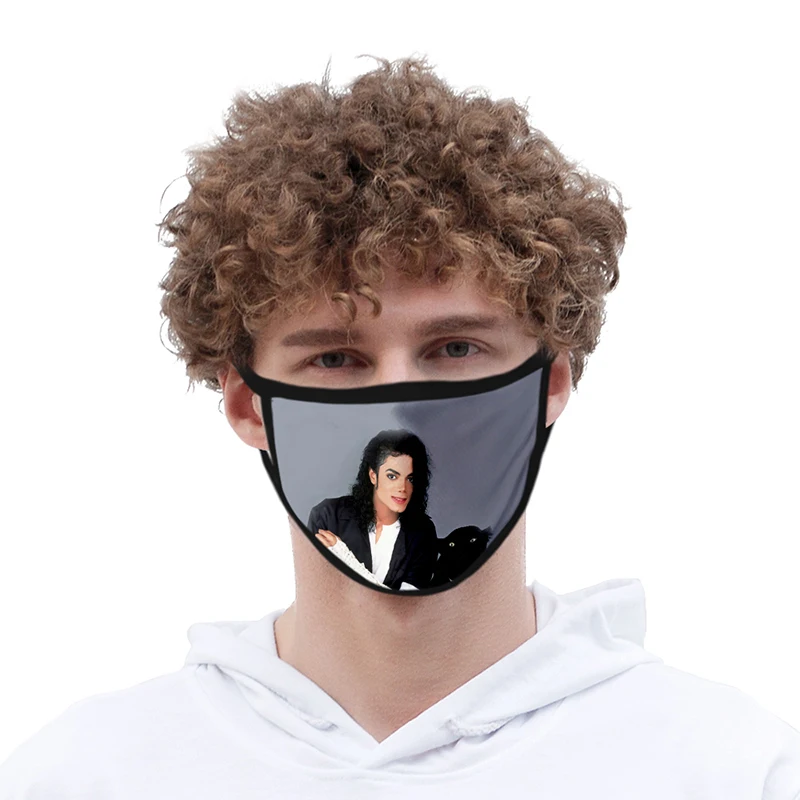 Michael Jackson Face Mask Washable Reusable Custom 3D Printed Comfortable Classic Michael Jackson masks mouth Respirators Mask