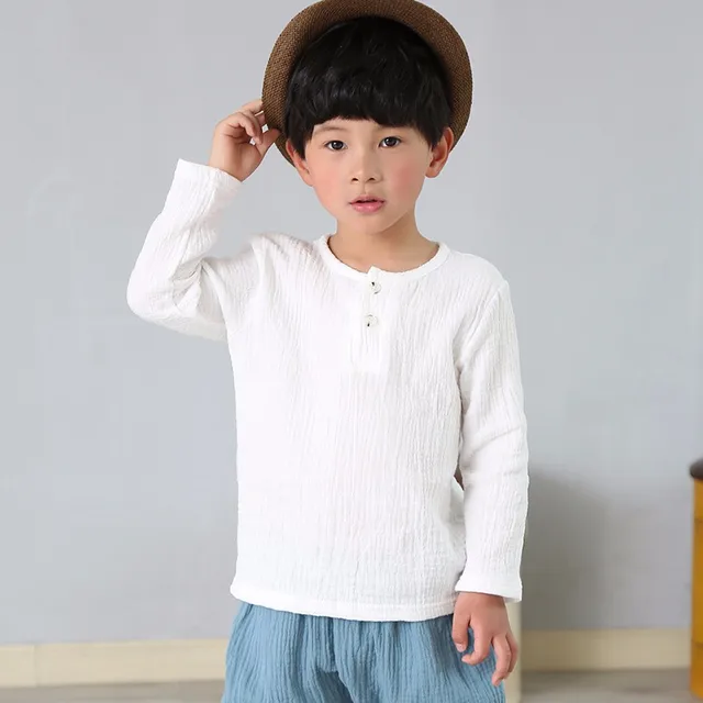 Linen 2018 Cotton Baby Boy Girl Summer T Shirts New Toddler Comfortable Tops Tee Children Clothing  2