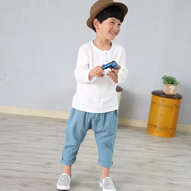 Linen 2018 Cotton Baby Boy Girl Summer T Shirts New Toddler Comfortable Tops Tee Children Clothing  3