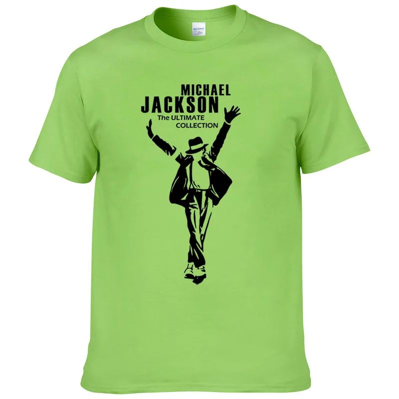 Popular Michael Jackson Men T Shirts Short Sleeve Round Neck Vintage Male Print TEES Vintage Male Cool Boy MJ T Shirts #228
