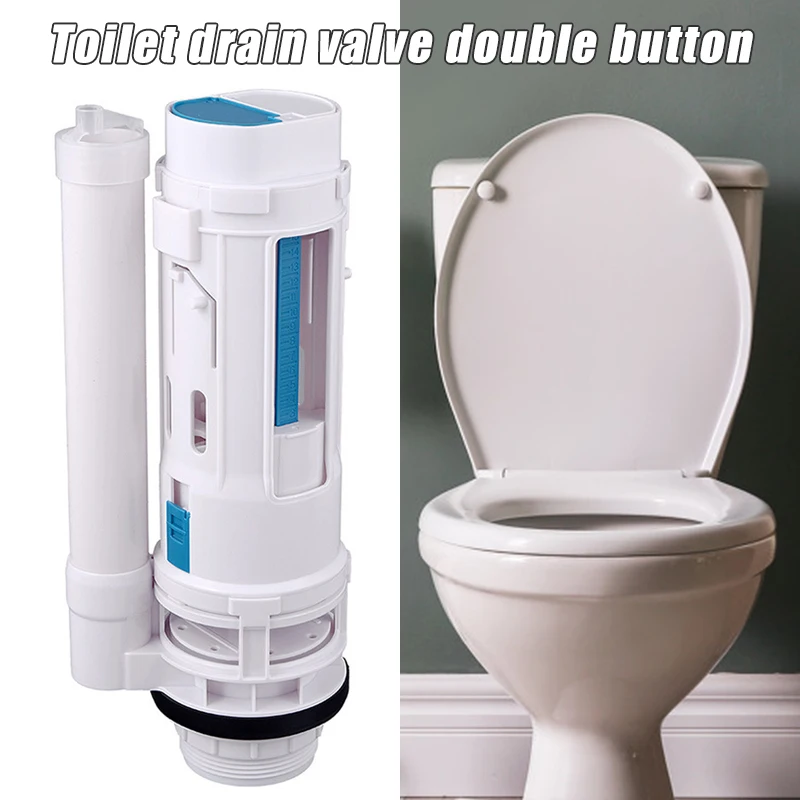 Hot Water Tank Connected 2 Flush Fill Toilet Cistern Inlet Drain