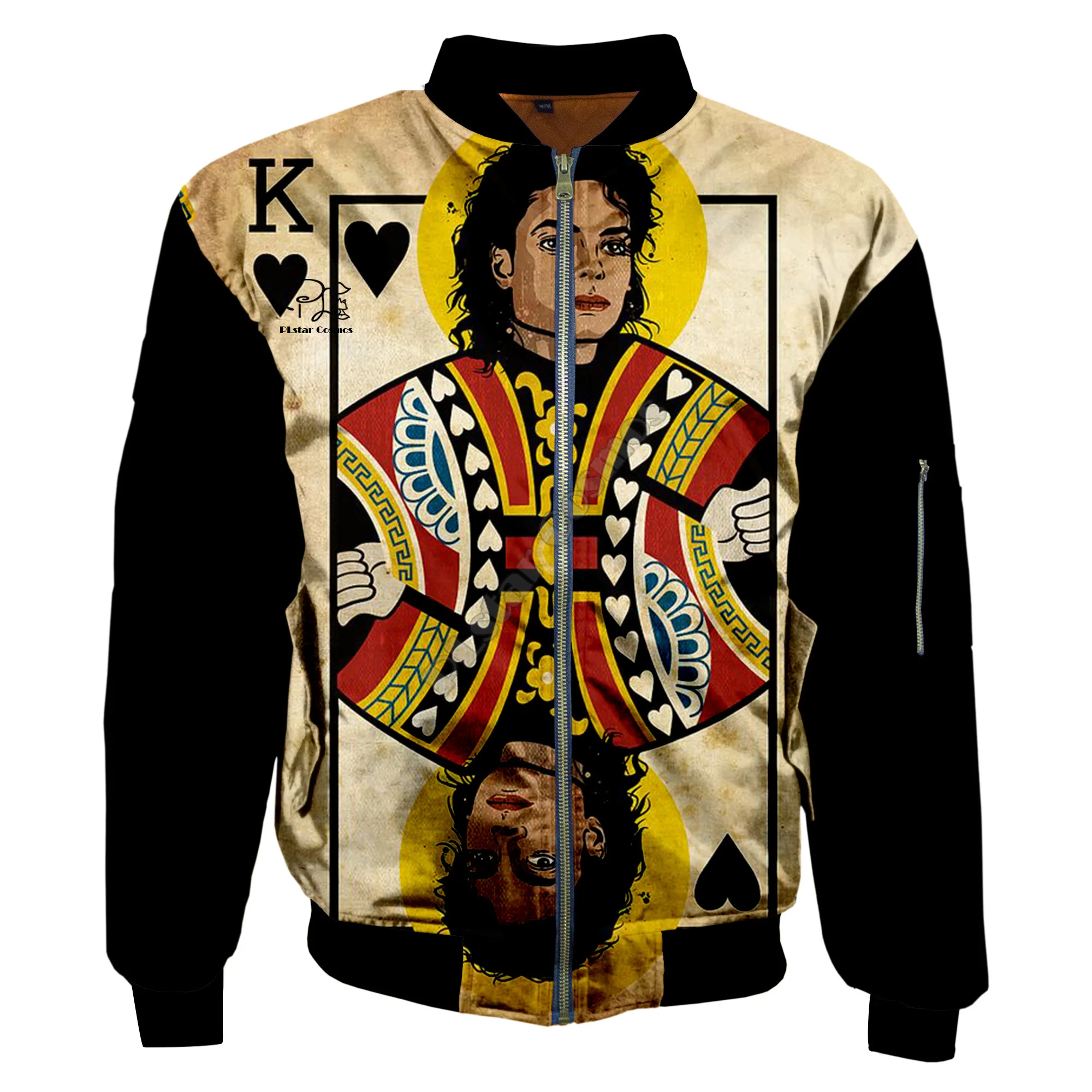 Michael Jackson Zipper/Bomber Jackets Halloween Men’s Clothing Women’s Clothing Color: jacket Size: XXL