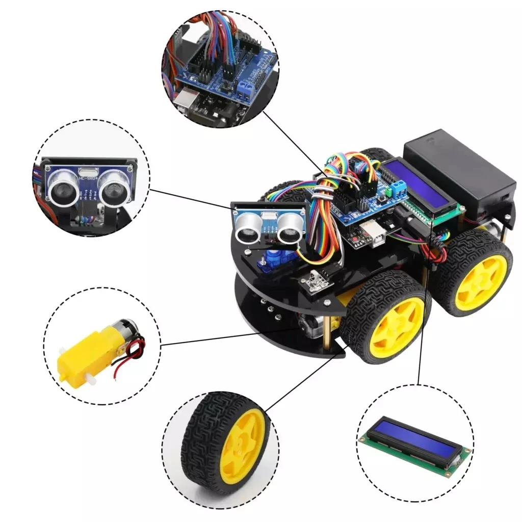 LAFVIN Multi-functional Smart Robot Car Kit for R3
