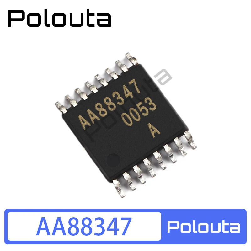 Pcs/Set Polouta AA88347 TSSOP-16 SMD 8-bit DAC Chip DIY Eletric Acoustic Components Kits Arduino Nano Integrated Circuit