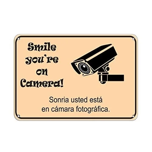 Smile You're On Camera Sonria Security