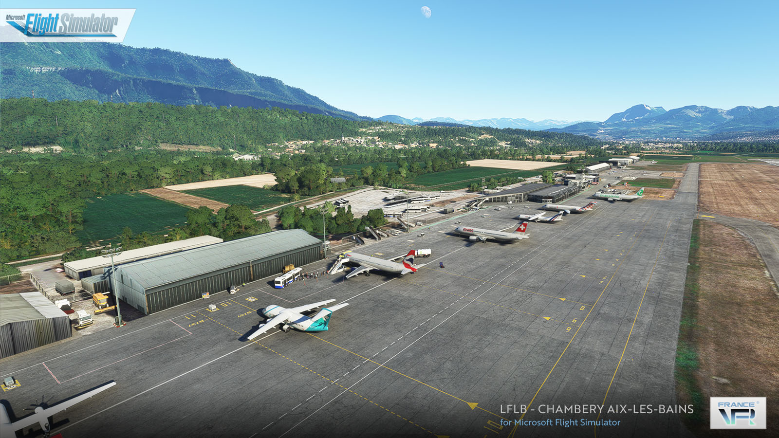 France VFR - LFLB - Chambéry Aix-les-Bains MSFS