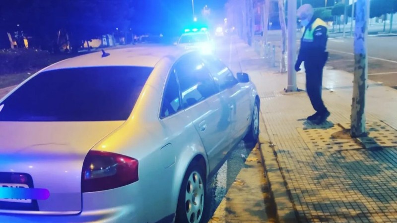 Detienen a un conductor ebrio después de una persecución por Huelva