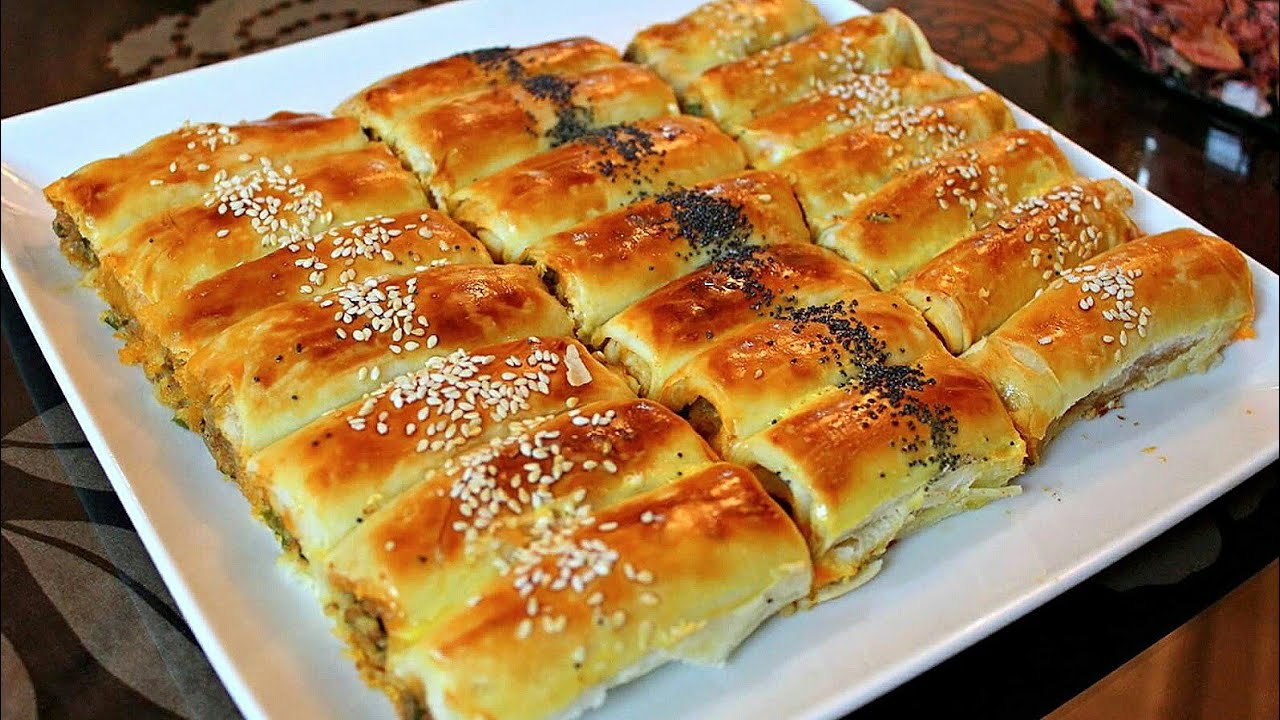 وصفة البوراك التركي مكتوبة على أصولها بأحلى طعم وهشة وطرية 