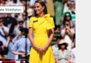 Kate Middleton dazzled in a yellow dress at Wimbledon