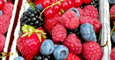 Blueberries, strawberries, pomegranates, raspberries… contains large amounts of compounds that help prevent and support cancer treatment through studies.