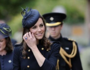 Kate Middleton Goes Military Chic in a Recycled McQueen Outfit ...