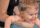 When babies learn to swim