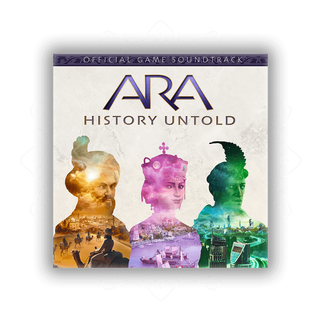 The cover for the Ara: History Untold digital soundtrack.