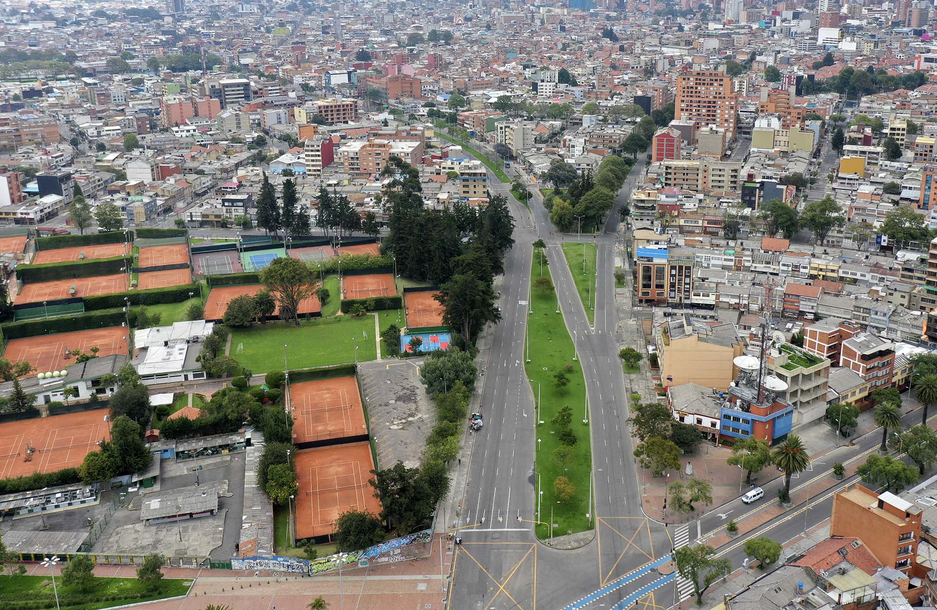 Bogotá, Colombia, el 21 de marzo. (Raul ARBOLEDA / AFP)