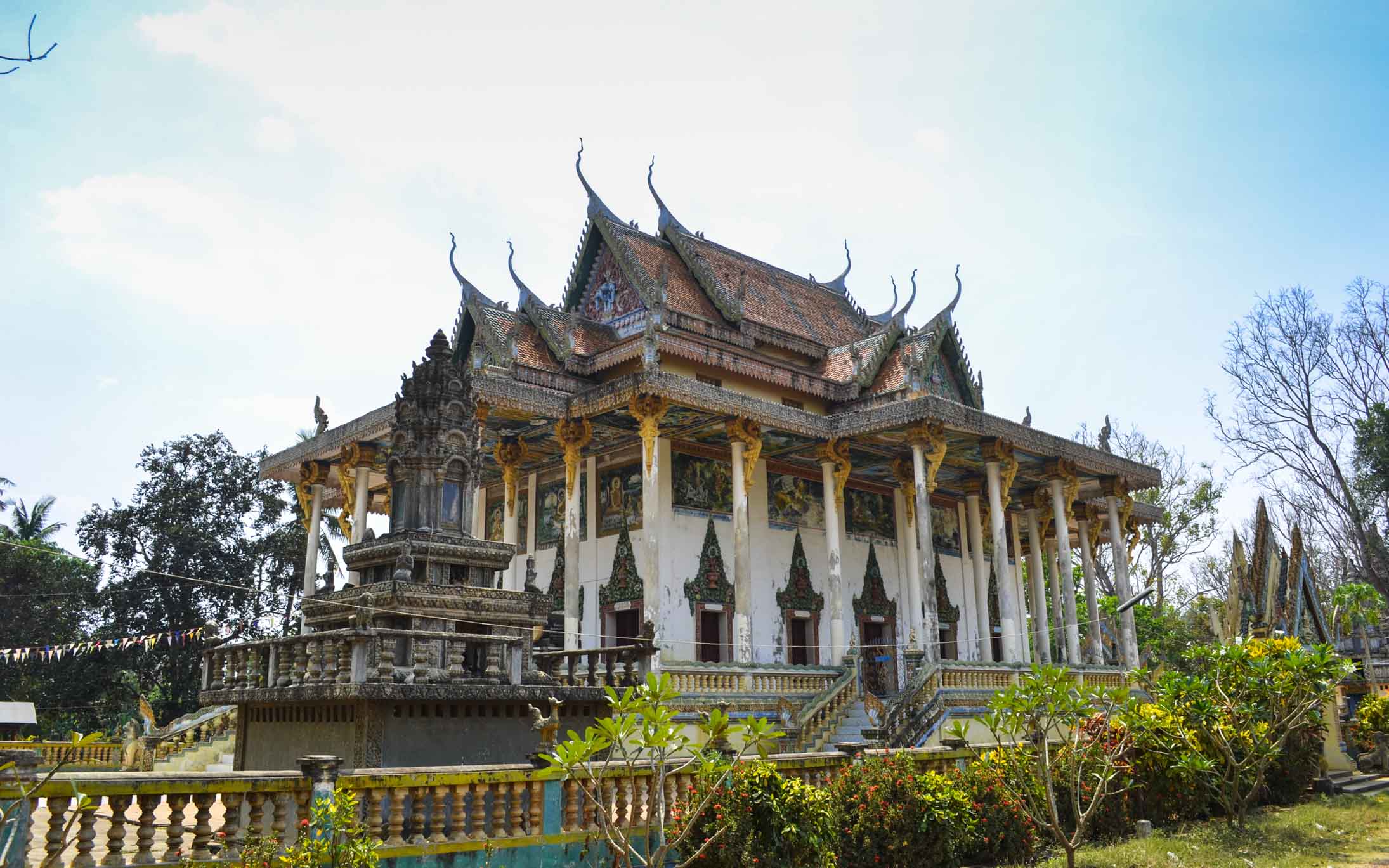 Battambang Cambodge - Wat Ek Phnom 02 Couverture