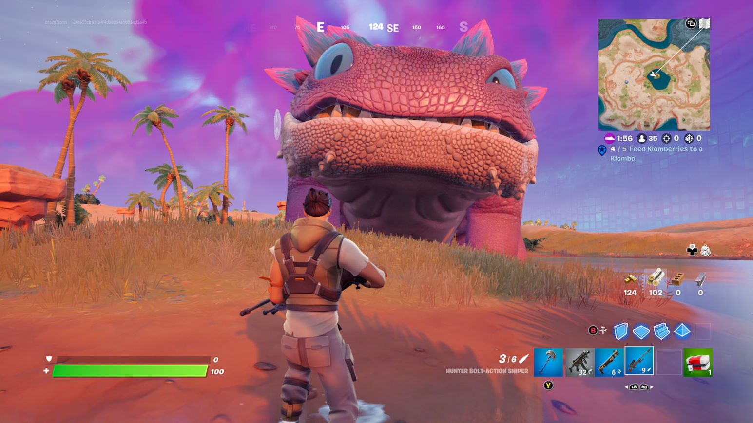 Image for How to feed klomberries to a Klombo in Fortnite