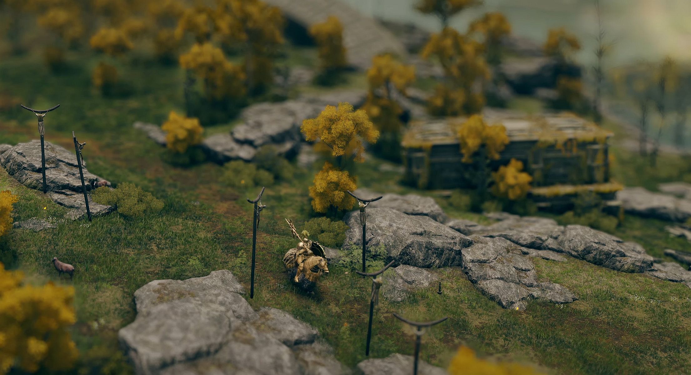 Image for Elden Ring looks rather cute and harmless when using the tilt-shift effect