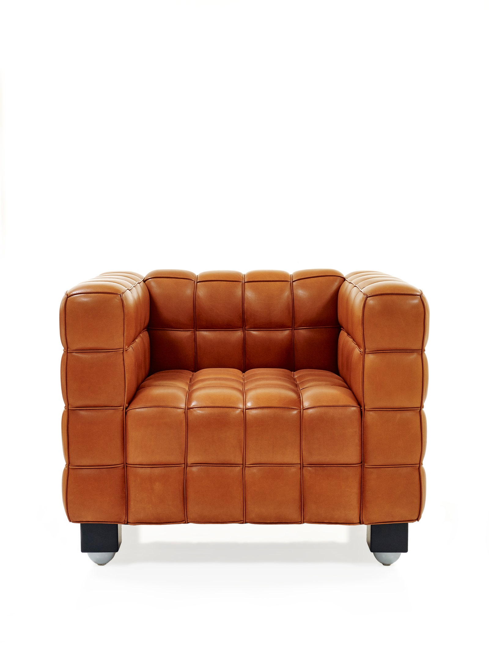 Kubus Fauteuil in Natural brandy