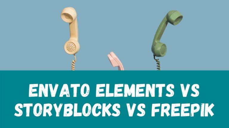 Envato Elements vs Storyblocks vs Freepik