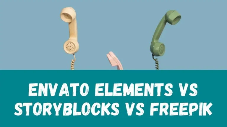 Envato Elements vs Storyblocks vs Freepik
