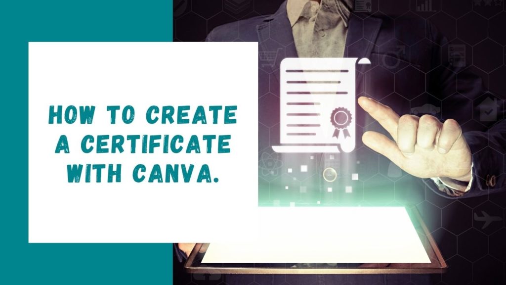 Canvaで証明書を作成する方法