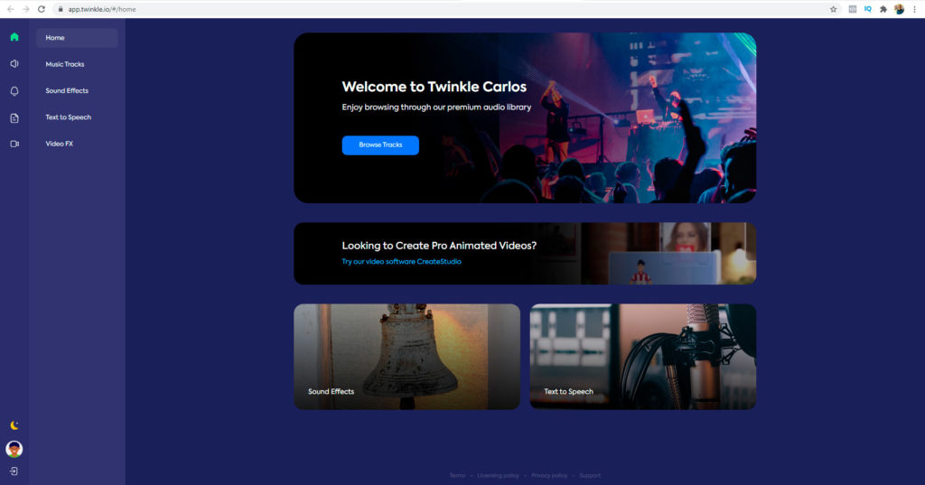 Twinkle-Homepage