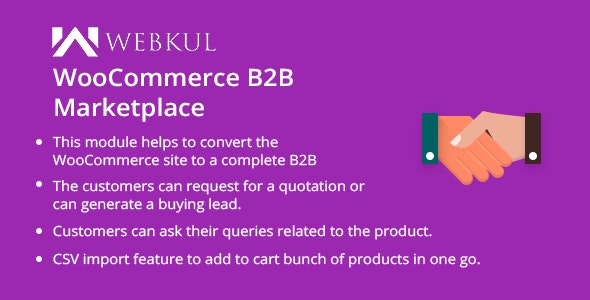Woocommerce B2B Marketplace