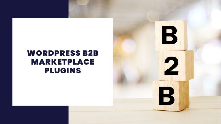 الإضافات Wordpress B2B Marketplace