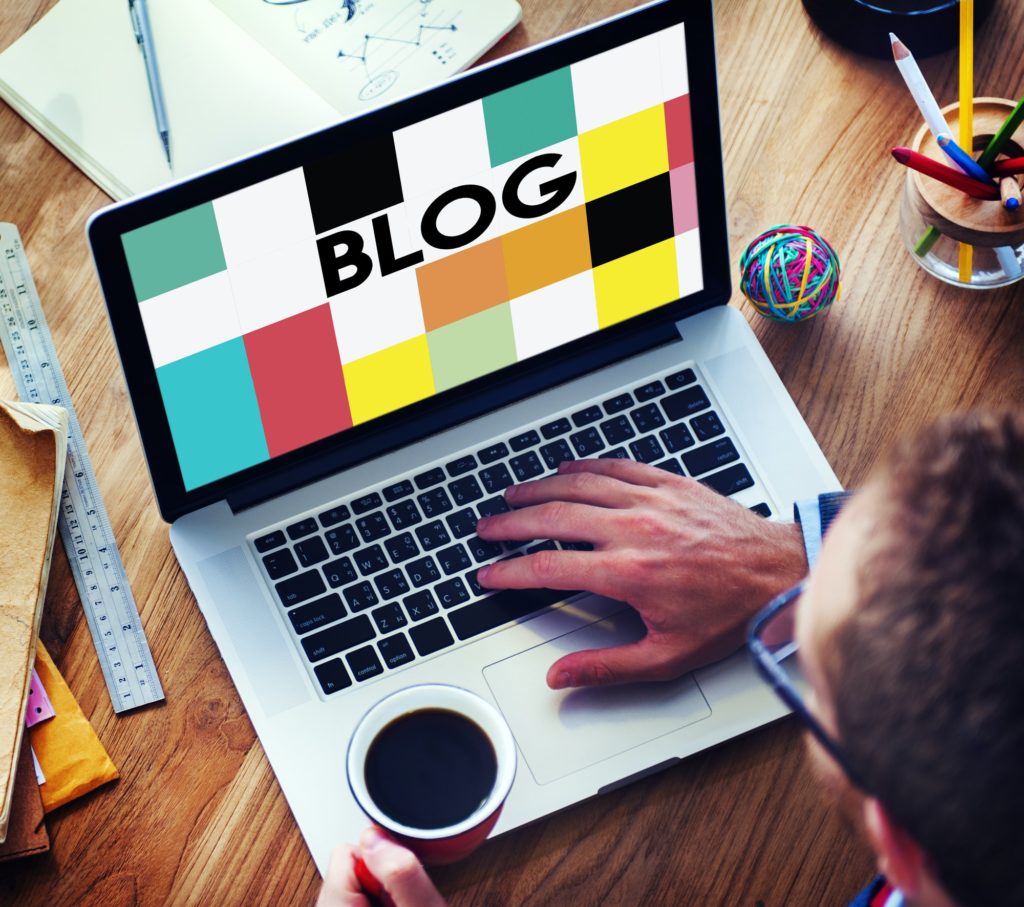 Blog Blogging Homepage Social Media Network Concetto