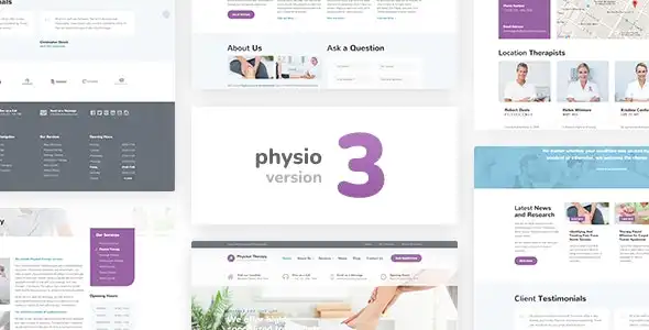 Tema di WordPress per la terapia fisica